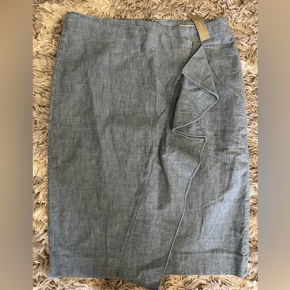 COPY - J. Crew chambray skirt